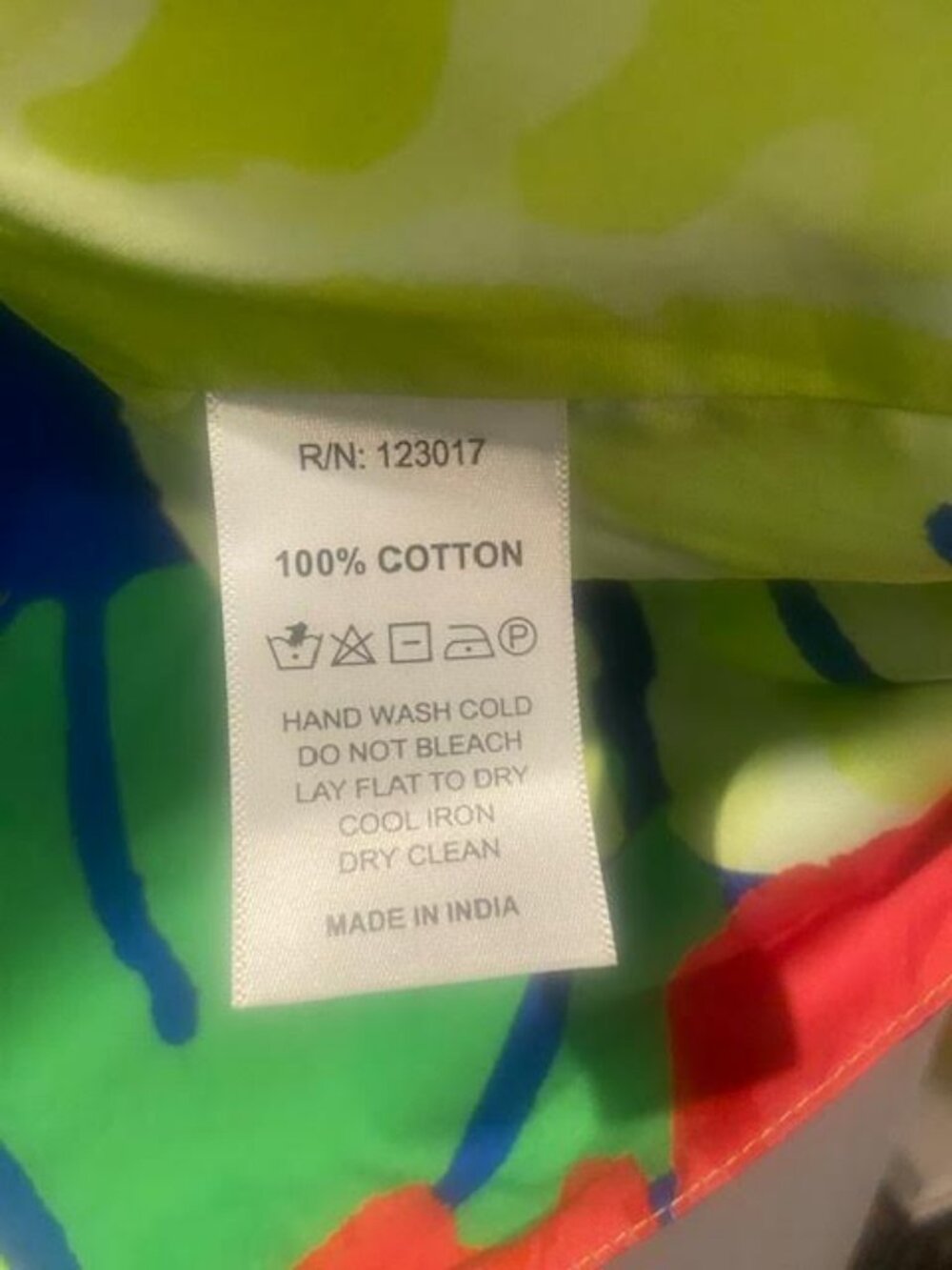Maude Vivante Tropical Cotton Tunic Dress 100% Cotton Size Large - Picture 7 of 7